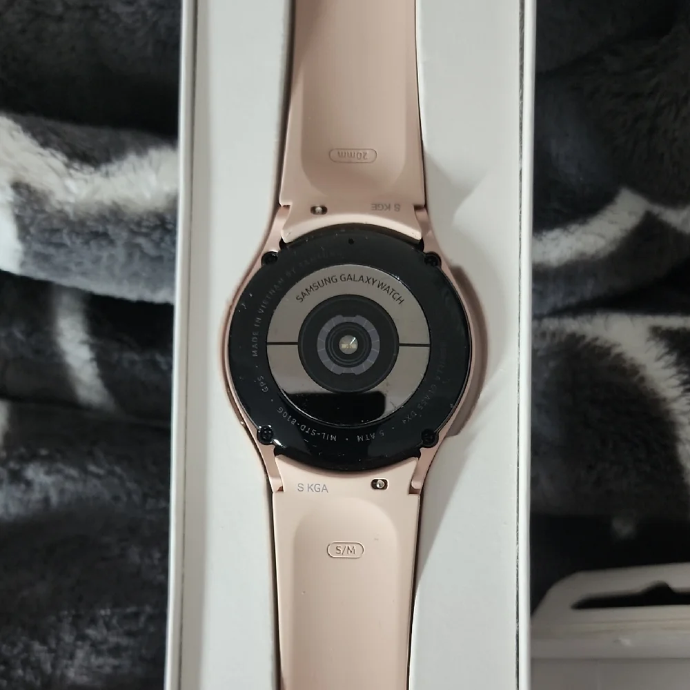 Samsung Pink Smartwatch with Sleek Design